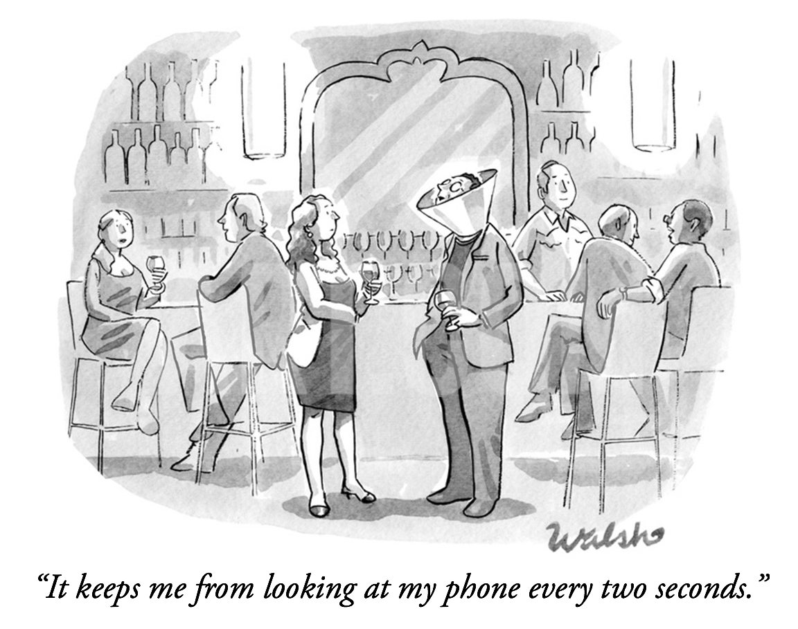 Cartoon with caption