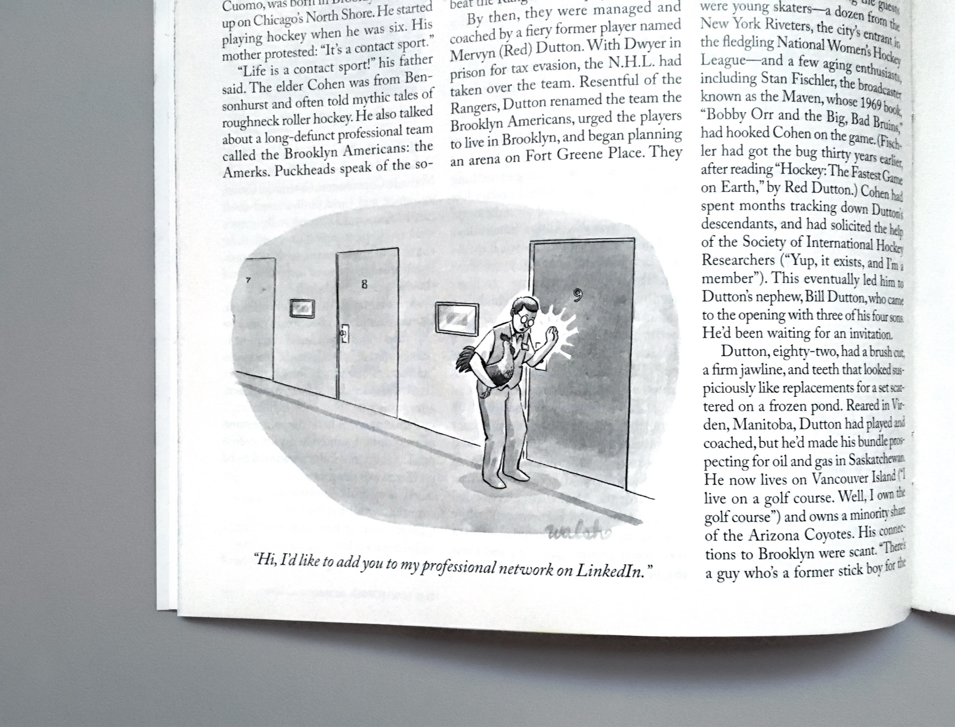 It’s in the magazine!